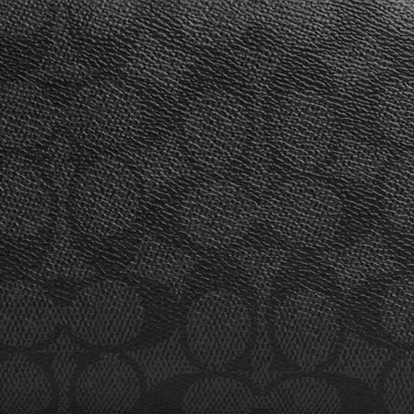 Túi Cầm Tay Nam Coach Small Travel Kit In Signature Canvas CAR15 Màu Đen Xám