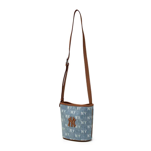 Túi Đeo Chéo MLB Mini Denim Classic Monogram New York Yankees 3ABMMV55N-50BLL Màu Xanh Blue