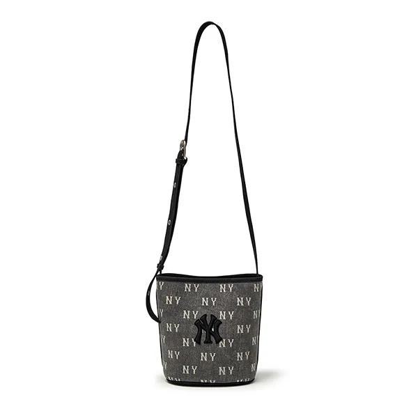 Túi Đeo Chéo MLB Mini Denim Classic Monogram New York Yankees 3ABMMV55N-50CGS Màu Xám