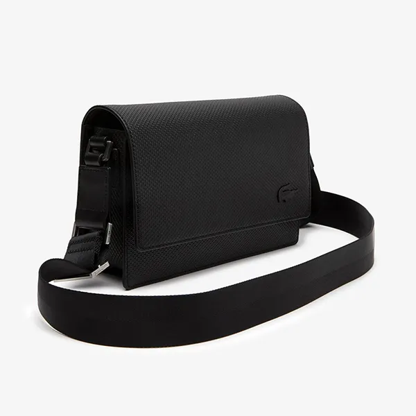 Túi Đeo Chéo Nam Lacoste Chantaco Flap Reporter Bag NU4118C53N 000 Màu Đen