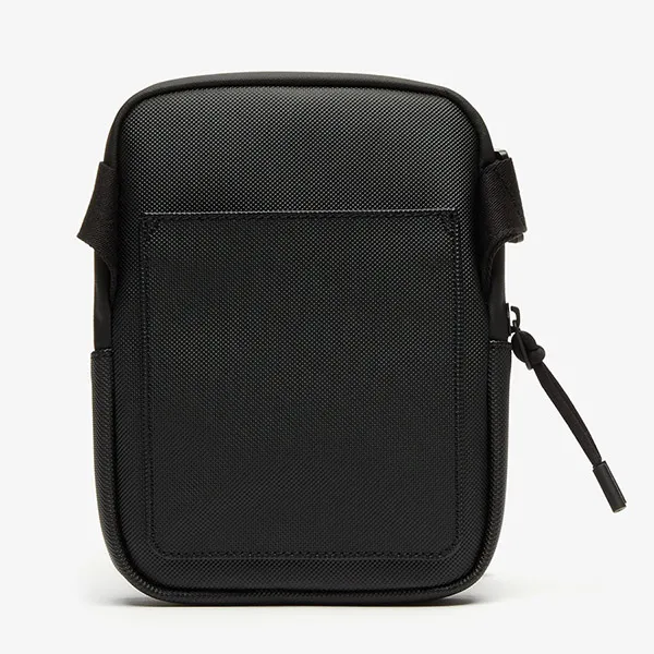 Túi Đeo Chéo Nam Lacoste Men's L.12.12 Branded Zippered Small Flat Bag NH3136PO 000 Màu Đen