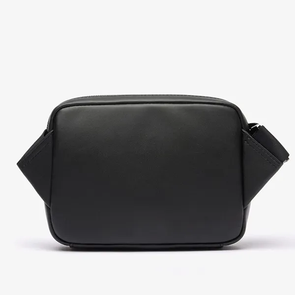 Túi Đeo Chéo Nam Lacoste Monogram Reporter Bag NH4401MR 000 Màu Đen