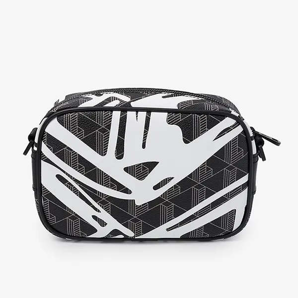Túi Đeo Chéo Nam Lacoste Small The Blend Reporter Bag NH4785BG Q11 Màu Đen Trắng