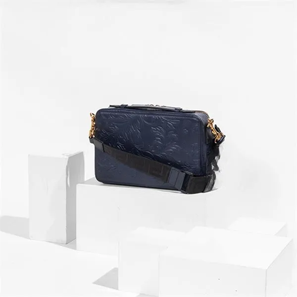 Túi Đeo Chéo Nam Versace Bag Crossbody 105570 Màu Xanh Navy