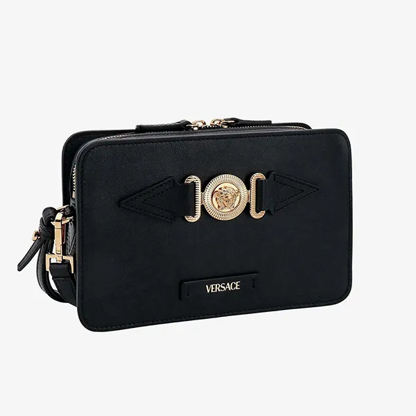 Túi Đeo Chéo Nam Versace Medusa Biggie Black 10060011A03190-1B00V Màu Đen