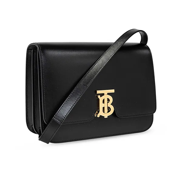 Túi Đeo Chéo Nữ Burberry Medium Leather TB Shoulder Bag Black 8010335 Màu Đen