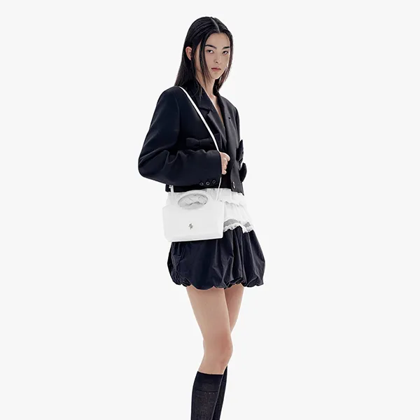 Túi Đeo Chéo Nữ Find Kapoor Market Bag 20 White Màu Trắng