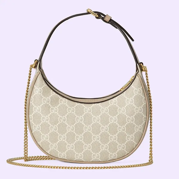 Túi Đeo Chéo Nữ Gucci GG Half Moon Shaped Mini Bag 726843-FAA4G-9897 Màu Beige