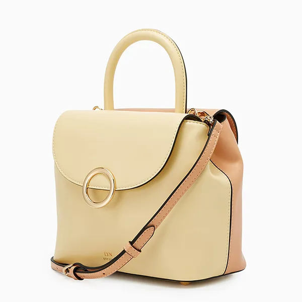 Túi Đeo Chéo Nữ Lyn Devyn Top Handle Handbag - Orange Variation 2 L25FBWB027 Màu Cam