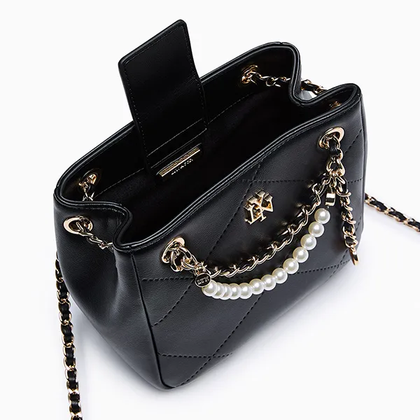 Túi Đeo Chéo Nữ Lyn Ferna S Crossbody Bag - Black LL25FBF006 Màu Đen