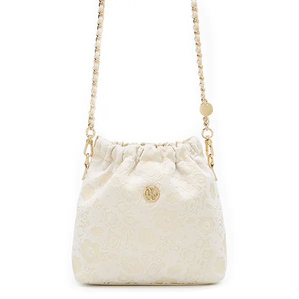 Túi Đeo Chéo Nữ Lyn Fontia Bliss Crossbody Bag - Light Beige LL25FBT632 Màu Trắng Be