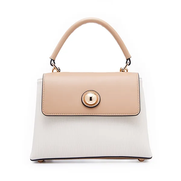 Túi Đeo Chéo Nữ Lyn Harmony Top Handle Handbag - White Variation 2 L25FBWB028 Màu Be Trắng