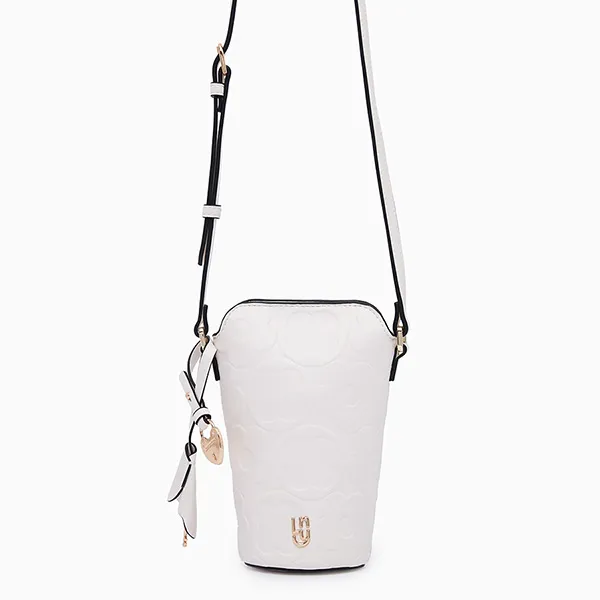 Túi Đeo Chéo Nữ Lyn Lucinda Mobile Pouch Wallet - Ivory LL25FWT618 Màu Trắng Kem