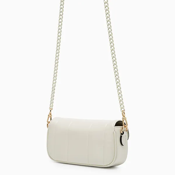 Túi Đeo Chéo Nữ Lyn Molly Crossbody Bag - Off-White LL25FBF013 Màu Trắng