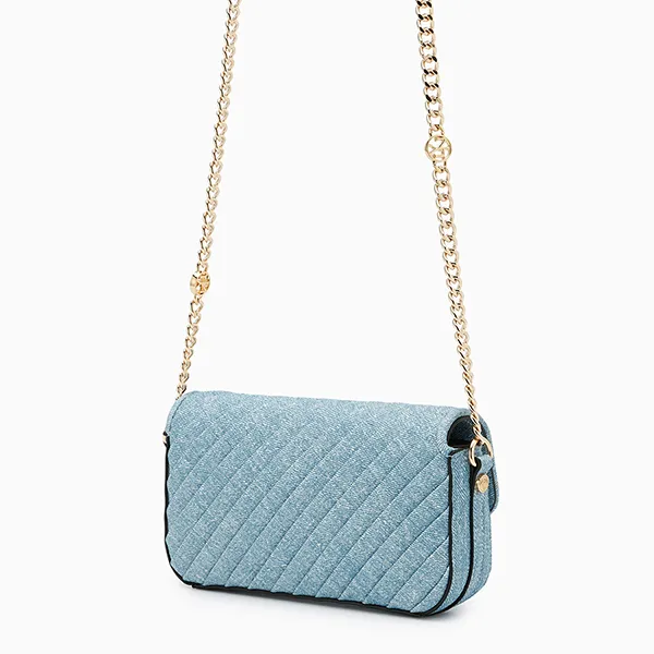 Túi Đeo Chéo Nữ Lyn Pleat Rexha Phone Holder Wallet On Chain - Blue Variation 2 L25FWWB001 Màu Xanh Blue