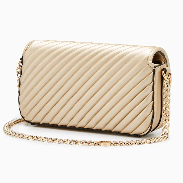 Túi Đeo Chéo Nữ Lyn Pleat Rexha Phone Holder Wallet On Chain - Gold L25FWWB001 Màu Vàng Gold