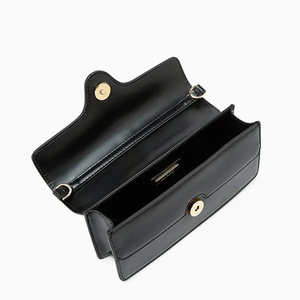 Túi Đeo Chéo Nữ Lyn Rillo Wallets On Chain - Black LL25FWF019 Màu Đen