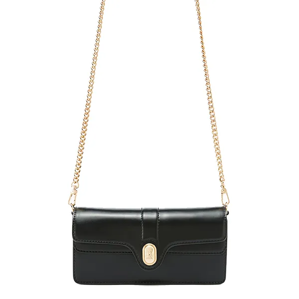 Túi Đeo Chéo Nữ Lyn Rillo Wallets On Chain - Black LL25FWF019 Màu Đen
