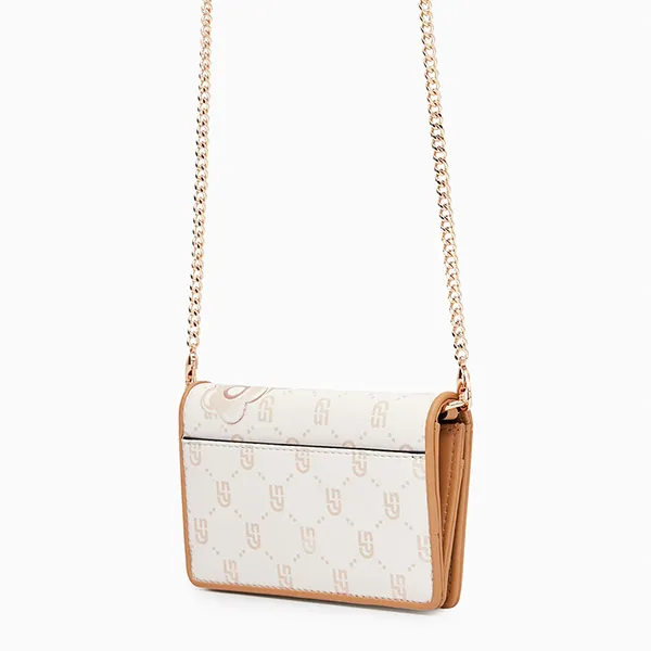 Túi Đeo Chéo Nữ Lyn Sanna Bifold Wallet - Light Beige LL25FWT610 Màu Be Nhạt