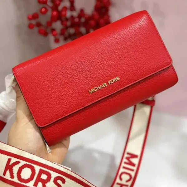 Túi Đeo Chéo Nữ Michael Kors MK Crossbody Bag 35F2GTTC8L Màu Đỏ