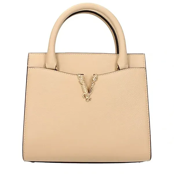 Túi Đeo Chéo Nữ Versace 2Way Visetos Shoulder Bag Màu Be