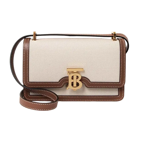 Túi Đeo Vai Nữ Burberry TB Mini Shoulder Bag Màu Nâu - Trắng
