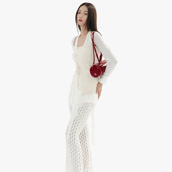 Túi Đeo Vai Nữ Find Kapoor Pillow Bag 23 Burgundy Màu Đỏ