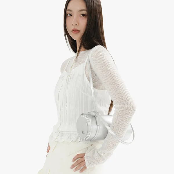 Túi Đeo Vai Nữ Find Kapoor Pillow Bag 23 Sliver Màu Bạc