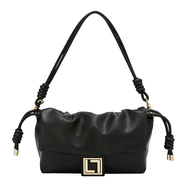 Túi Đeo Vai Nữ Lyn Abigo Shoulder Bag Black LL25FBT640 Màu Đen