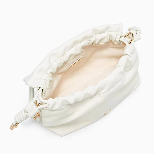 Túi Đeo Vai Nữ Lyn Abigo Shoulder Bag Ivory LL25FBT640 Màu Trắng