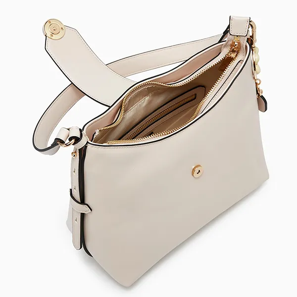 Túi Đeo Vai Nữ Lyn Adria M Shoulder Bag Light Beige LL25FBT627 Màu Be Nhạt