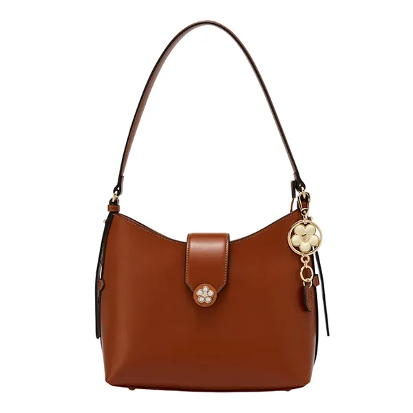 Túi Đeo Vai Nữ Lyn Adria M Shoulder Bag Tan LL25FBT627 Màu Nâu