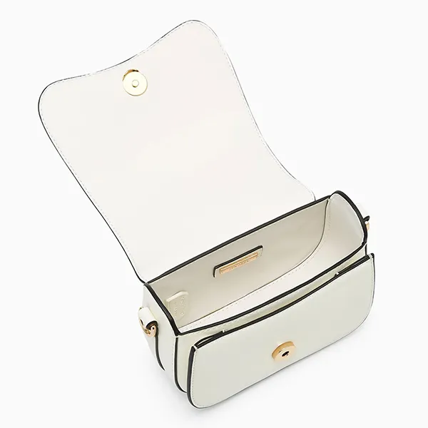 Túi Đeo Vai Nữ Lyn Dakota Mini Shoulder Bag Ivory LL25FBT621 Màu Trắng