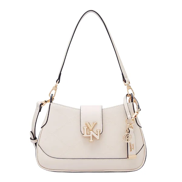 Túi Đeo Vai Nữ Lyn Dasha Shoulder Bag Light Beige LL25CBF295 Màu Kem