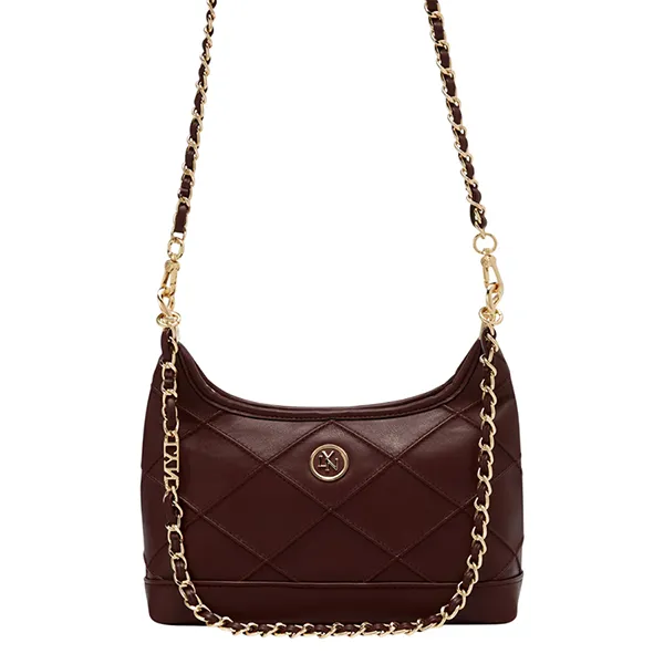 Túi Đeo Vai Nữ Lyn Jaylen S Shoulder Bag Dark Red LL25FBF010 Màu Đỏ