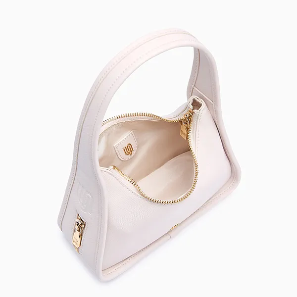 Túi Đeo Vai Nữ Lyn Maddie S Shoulder Bag Ivory LL25FBM602 Màu Hồng Nhạt