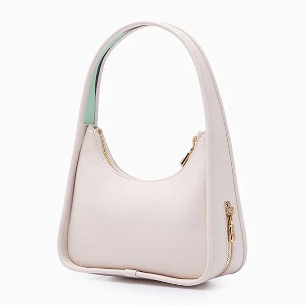 Túi Đeo Vai Nữ Lyn Maddie S Shoulder Bag Printed Off White LL25FBM602 Màu Trắng/Hồng