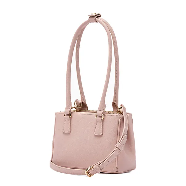 Túi Đeo Vai Nữ Lyn Maddie W/Pocket Shoulder Bag - Printed Nude LL25FBM600 Màu Hồng Nude