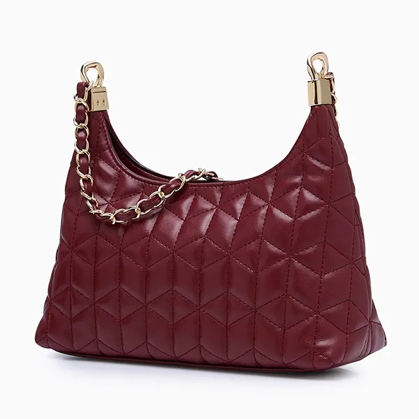 Túi Đeo Vai Nữ Lyn Madison Infinite Shoulder Bag Dark Red L25FBWA066 Màu Đỏ
