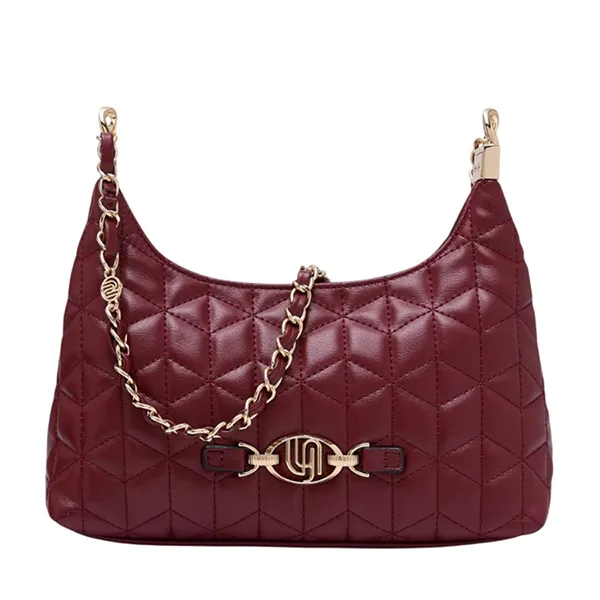 Túi Đeo Vai Nữ Lyn Madison Infinite Shoulder Bag Dark Red L25FBWA066 Màu Đỏ