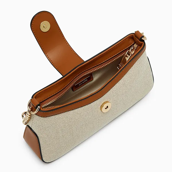 Túi Đeo Vai Nữ Lyn Malik S Shoulder Bag Beige LL25FBF043 Màu Be