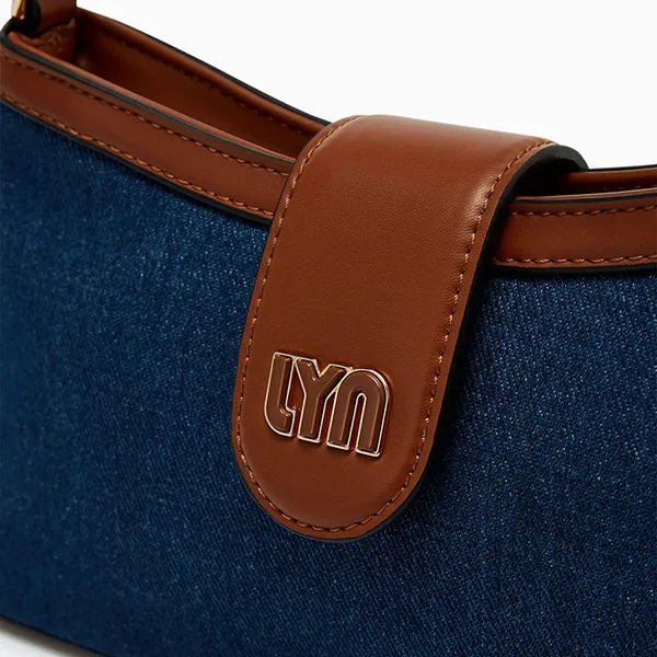 Túi Đeo Vai Nữ Lyn Malik S Shoulder Bag Dark Blue LL25FBF043 Màu Xanh