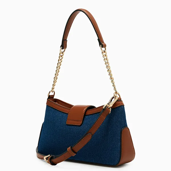 Túi Đeo Vai Nữ Lyn Malik S Shoulder Bag Dark Blue LL25FBF043 Màu Xanh