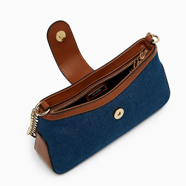 Túi Đeo Vai Nữ Lyn Malik S Shoulder Bag Dark Blue LL25FBF043 Màu Xanh