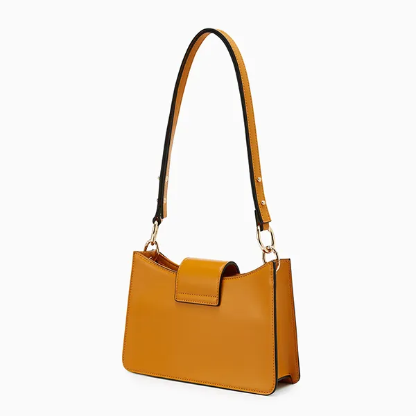 Túi Đeo Vai Nữ Lyn Matric S Shoulder Bag Dark Yellow LL25FBS003 Màu Vàng