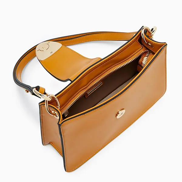 Túi Đeo Vai Nữ Lyn Matric S Shoulder Bag Dark Yellow LL25FBS003 Màu Vàng