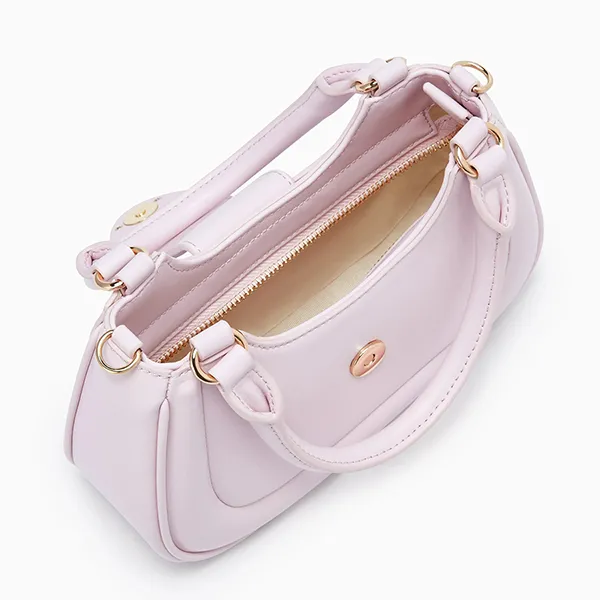 Túi Đeo Vai Nữ Lyn Matric Shoulder Bag Light Pink LL25FBS004 Màu Hồng