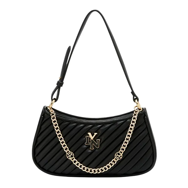 Túi Đeo Vai Nữ Lyn Pleat Brighton Shoulder Bag Black L25FBWB010 Màu Đen