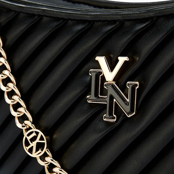 Túi Đeo Vai Nữ Lyn Pleat Brighton Shoulder Bag Black L25FBWB010 Màu Đen