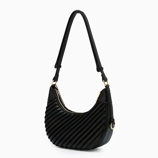 Túi Đeo Vai Nữ Lyn Pleat Rexha M Shoulder Bag Black L25FBWA054 Màu Đen